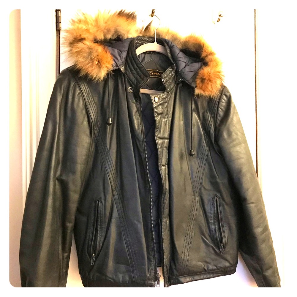 Iconic Leather Bomber